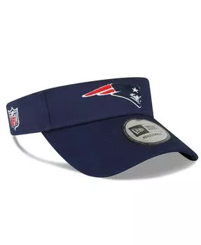 Мужская темно-синяя футболка New England Patriots 2022 с регулируемым боковым козырьком New Era