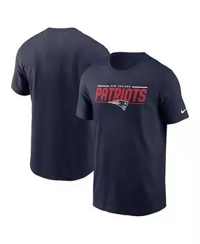 Мужская темно-синяя футболка New England Patriots Muscle Nike, синий