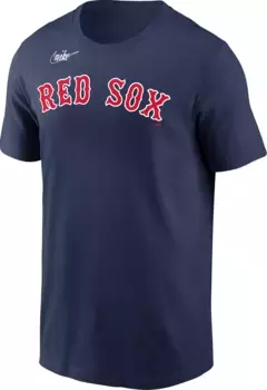 Мужская темно-синяя футболка Nike Boston Red Sox David Ortiz #34