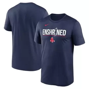 Мужская темно-синяя футболка Nike David Ortiz Boston Red Sox Legend Enshrined Performance