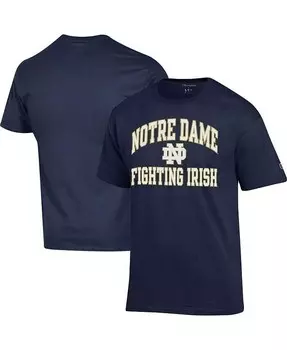 Мужская темно-синяя футболка Notre Dame Fighting Irish High Motor Champion, синий