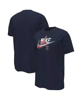 Мужская темно-синяя футболка Paris Saint-Germain Futura Nike, синий
