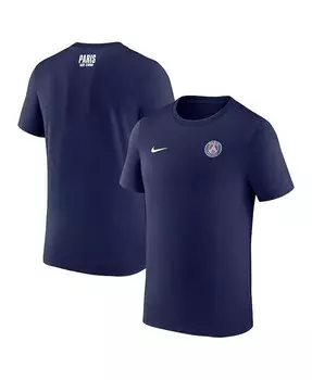 Мужская темно-синяя футболка Paris Saint-Germain Club Essential Nike, синий