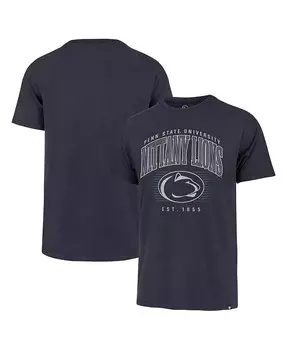 Мужская темно-синяя футболка Penn State Nittany Lions с двойным заголовком Franklin '47 Brand, синий
