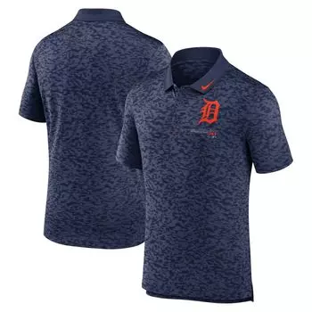 Мужская темно-синяя футболка-поло Detroit Tigers Next Level Performance Nike