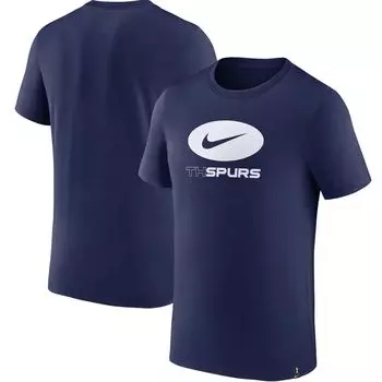 Мужская темно-синяя футболка с галочкой Nike Tottenham Hotspur