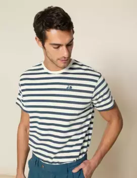 Мужская темно-синяя футболка с коротким рукавом Scotta 1985, тёмно-синий