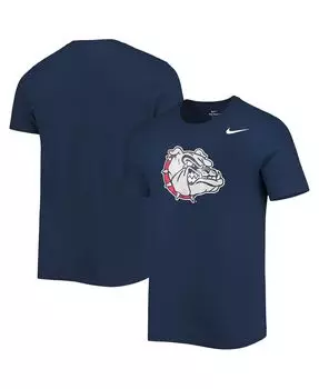 Мужская темно-синяя футболка с логотипом gonzaga bulldogs gloss Nike, синий