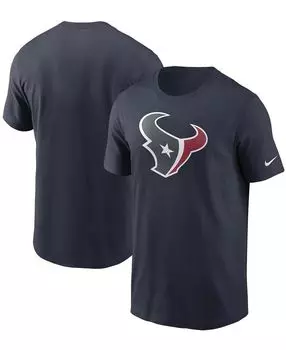 Мужская темно-синяя футболка с логотипом Houston Texans Primary Nike