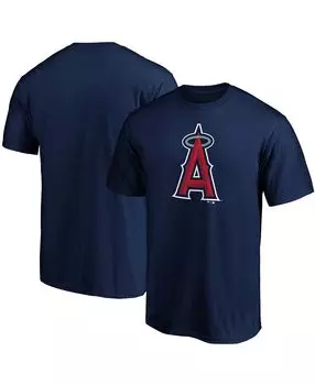 Мужская темно-синяя футболка с официальным логотипом los angeles angels Fanatics, синий