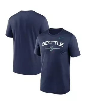 Мужская темно-синяя футболка Seattle Mariners Local Legend Nike, синий