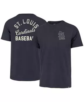 Мужская темно-синяя футболка St. Louis Cardinals Turn Back Franklin '47 Brand, синий