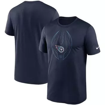 Мужская темно-синяя футболка Tennessee Titans Legend Icon Nike