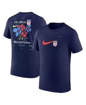 Мужская темно-синяя футболка USMNT Originals Nike, синий