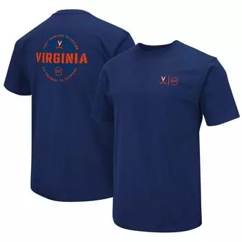 Мужская темно-синяя футболка Virginia Cavaliers OHT Military Appreciation Colosseum