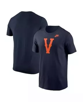 Мужская темно-синяя футболка Virginia Cavaliers Vintage Core Nike, синий