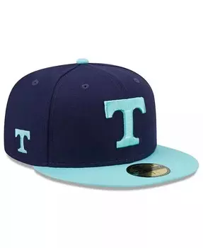 Мужская темно-синяя, голубая приталенная шляпа Tennessee Volunteers 59FIFTY New Era, синий