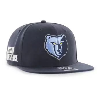 Мужская темно-синяя кепка '47 Memphis Grizzlies Sure Shot Captain Snapback