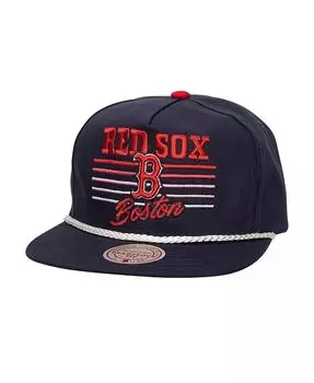 Мужская темно-синяя кепка Boston Red Sox Radiant Lines Deadstock Snapback Mitchell & Ness, синий