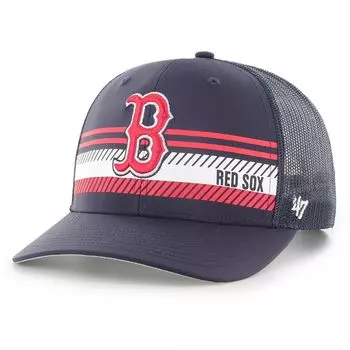 Мужская темно-синяя кепка Boston Red Sox Cumberland Trucker Snapback '47