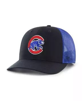 Мужская темно-синяя кепка Chicago Cubs Secondary Trucker Snapback '47 Brand, синий