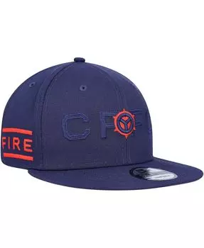 Мужская темно-синяя кепка Chicago Fire Kick Off 9FIFTY Snapback New Era