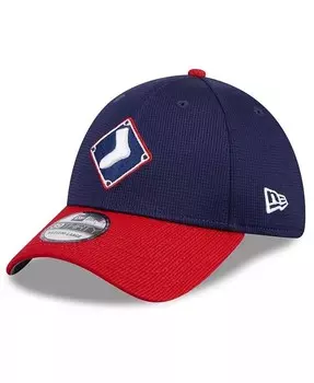 Мужская темно-синяя кепка Chicago White Sox 2024 Batting Practice 39THIRTY Flex Hat New Era, синий