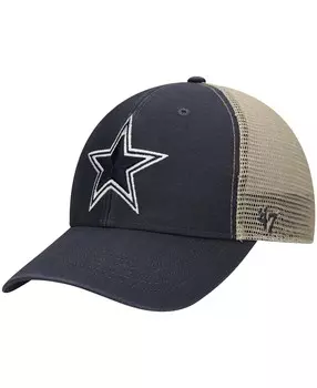 Мужская темно-синяя кепка Dallas Cowboys Flagship Mvp Trucker Snapback '47 Brand