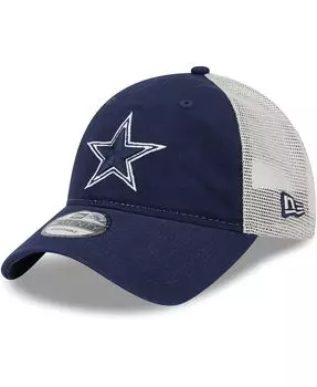 Мужская темно-синяя кепка Dallas Cowboys Loyal 9TWENTY Trucker Snapback New Era