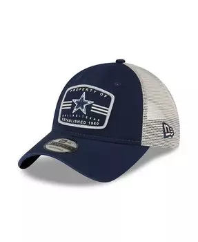 Мужская темно-синяя кепка Dallas Cowboys Property Trucker 9TWENTY Snapback New Era