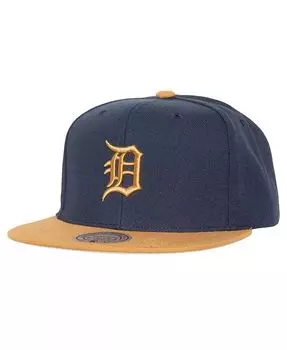 Мужская темно-синяя кепка Detroit Tigers Work It Snapback Mitchell & Ness, синий