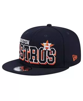 Мужская темно-синяя кепка Houston Astros Game Day Bold 9FIFTY Snapback New Era, синий