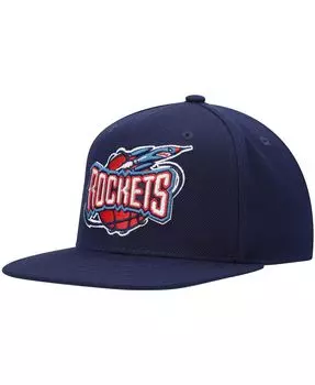 Мужская темно-синяя кепка Houston Rockets Hardwood Classics Team Ground 2.0 Snapback Mitchell & Ness