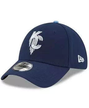 Мужская темно-синяя кепка Kansas City Royals 2022 City Connect 39THIRTY Flex Hat New Era