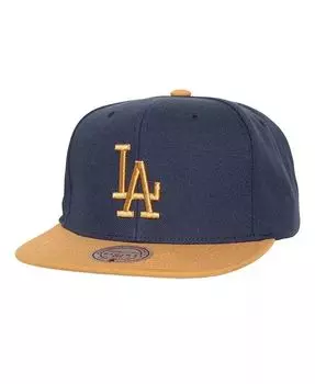Мужская темно-синяя кепка Los Angeles Dodgers Work It Snapback Mitchell & Ness, синий