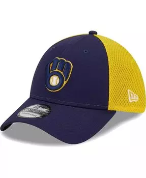 Мужская темно-синяя кепка Milwaukee Brewers Team Neo 39THIRTY Flex New Era, синий