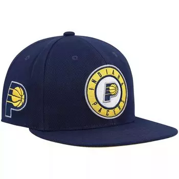 Мужская темно-синяя кепка Mitchell & Ness Indiana Pacers Core Snapback