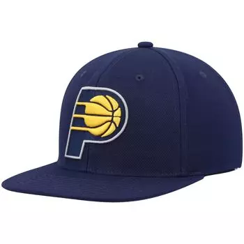 Мужская темно-синяя кепка Mitchell & Ness Indiana Pacers Ground 2.0 Snapback