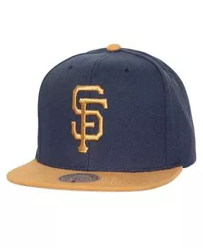 Мужская темно-синяя кепка Mitchell Ness San Francisco Giants Work It Snapback Mitchell & Ness, синий