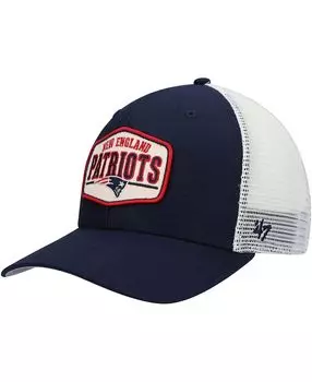 Мужская темно-синяя кепка New England Patriots Shumay MVP Snapback '47 Brand