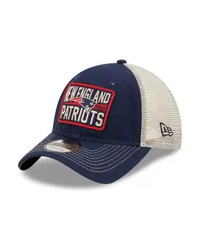 Мужская темно-синяя кепка New England Patriots Devoted Trucker 9TWENTY Snapback New Era