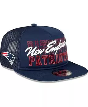 Мужская темно-синяя кепка New England Patriots Instant Replay 9FIFTY Snapback New Era, синий