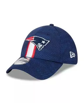 Мужская темно-синяя кепка New England Patriots 2024 Sideline 39THIRTY Flex Hat New Era, синий