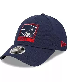 Мужская темно-синяя кепка New England Patriots в рамке AF 9FORTY Snapback New Era, синий