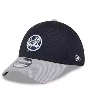 Мужская темно-синяя кепка New York Yankees 2024 Batting Practice 39THIRTY Flex Hat New Era, синий