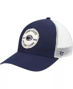 Мужская темно-синяя кепка Penn State Nittany Lions Howell Mvp Trucker Snapback '47 '47 Brand