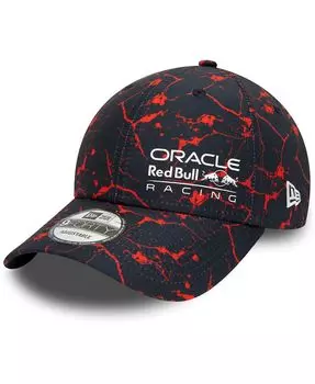 Мужская темно-синяя кепка Red Bull F1 Racing Allover с принтом 9FORTY Snapback New Era