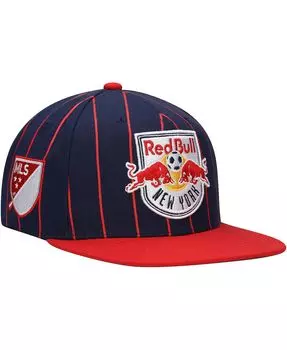 Мужская темно-синяя кепка с булавкой New York Red Bulls Team Snapback Mitchell & Ness