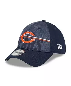 Мужская темно-синяя кепка с гибким кроем Chicago Bears 2023 NFL Training Camp Primary Logo 39THIRTY New Era