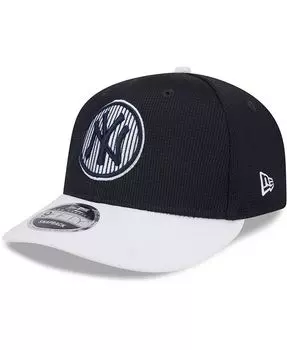 Мужская темно-синяя кепка Snapback 9FIFTY New York Yankees 2024 для тренировок с низким профилем New Era, синий